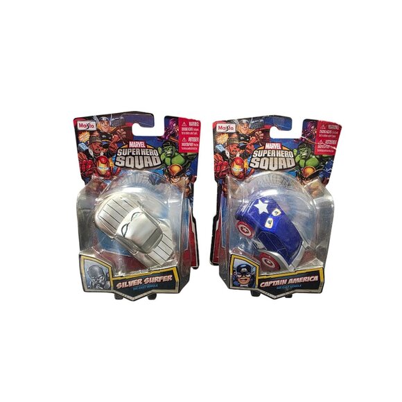 Marvel Super Hero Squad Captain America & Silver Surfer Toys - Picture 2 of 10